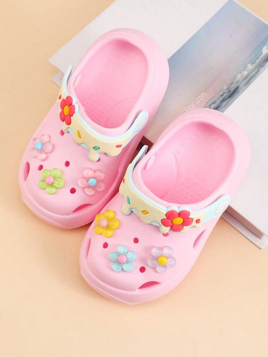 Pantuflas para niñas florales de moda y lindas, transpirables y antideslizantes - Quierox - Tienda Online