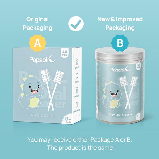 Papablic Limpiador de lengua para bebés de 0 a 2 años, paquete de 40und - Quierox - Tienda Online