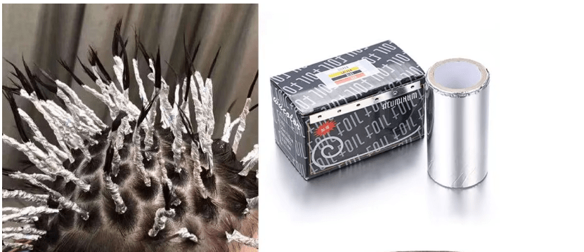 Papel de aluminio permanente para separar manchas, suministros de peluquería - Quierox - Tienda Online