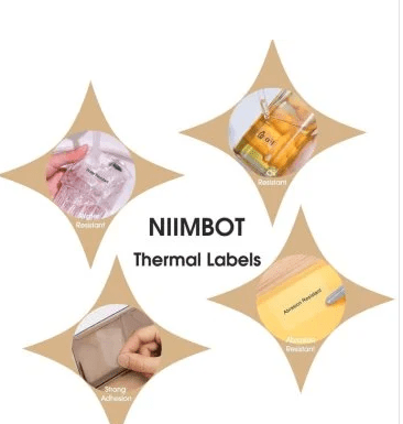 Papel de etiquetas térmicas Niimbot 50*50 - 150 Blanco Redondo - Quierox - Tienda Online