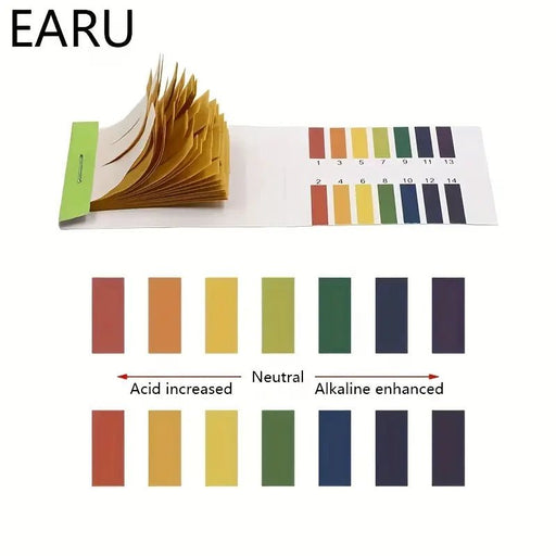 Papel de prueba de amplio rango de pH 1 - 14 Papel de prueba de precisión ácido - base Papel - Quierox - Tienda Online