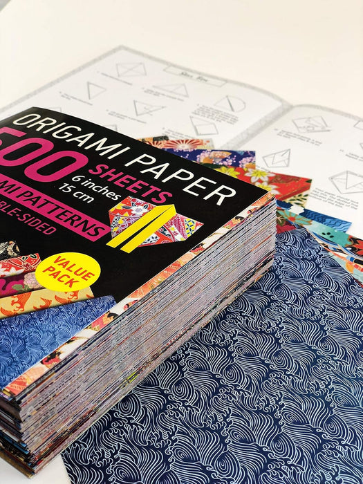 Papel para origami, 500 hojas, patrones Chiyogami, 15 cm: Papel Tuttle Origami - Quierox - Tienda Online