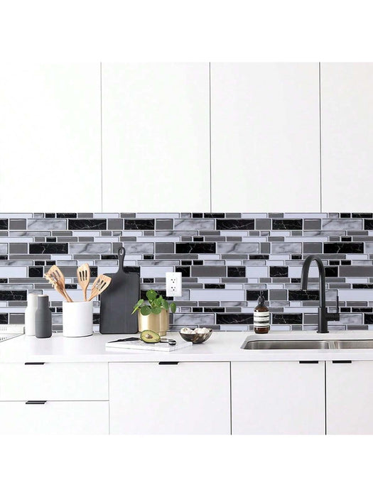 Papel tapiz de contraste negro, blanco y gris, adecuado para decoración de pared - Quierox - Tienda Online