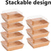 Paquete de 100 cajas de charcutería con tapas transparentes desechables para postres 5 x 5 x 2.6 pulgadas - Quierox - Tienda Online