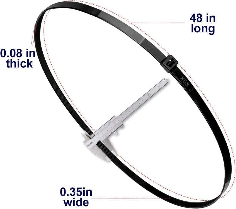 Paquete de 14 Bridas de plástico grandes y resistentes para exteriores - Quierox - Tienda Online