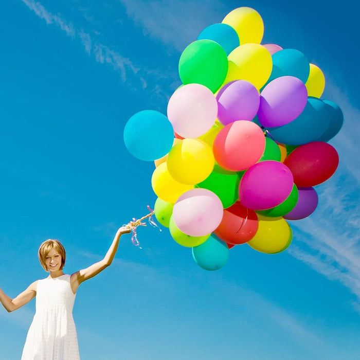 Paquete de 15 globos de 10 colores sultidos - Quierox - Tienda Online