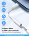 Paquete de 2 adaptadores Lightning a conector de auriculares de 0.138 in - Quierox - Tienda Online