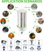 Paquete de 2 bombillas LED de maíz de 60 W, bombillas LED E26/E39 - Quierox - Tienda Online