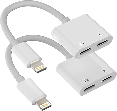 Paquete de 2, compatible con adaptador de auriculares para iPhone - Quierox - Tienda Online