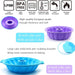 Paquete de 2 moldes redondos de silicona para tartas - Quierox - Tienda Online