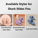Paquete de 2 pares de aletas Shark Rails y aletas superiores de repuesto Cloud Shark Slides - Quierox - Tienda Online