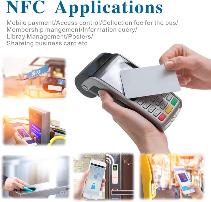 Paquete de 20 tarjetas NFC Timeskey NTAG213 con chip original en blanco - Quierox - Tienda Online