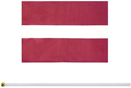 Paquete de 25 banderas pequeñas de mano con bandera letona - Quierox - Tienda Online