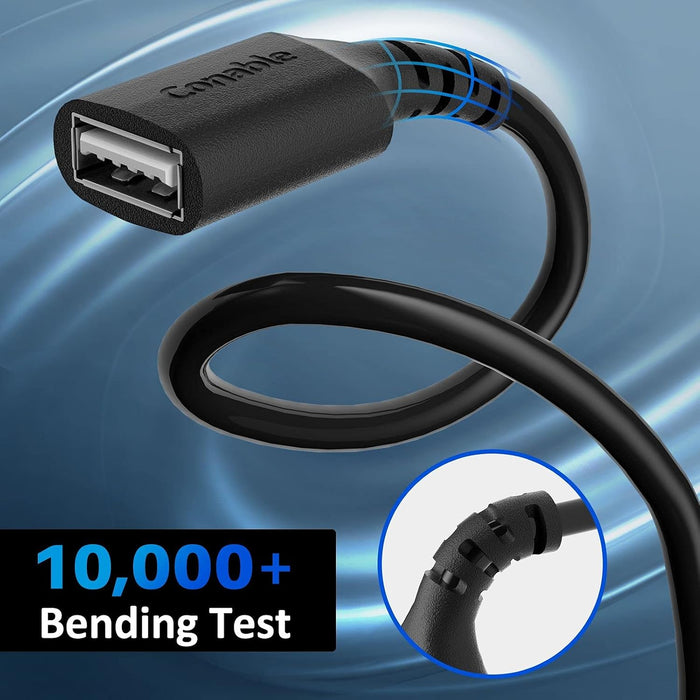Paquete de 3 cables de extensión USB de 4 pies adaptador USB 2.0 tipo A macho/hembra - Quierox - Tienda Online