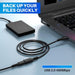 Paquete de 3 cables de extensión USB de 4 pies adaptador USB 2.0 tipo A macho/hembra - Quierox - Tienda Online