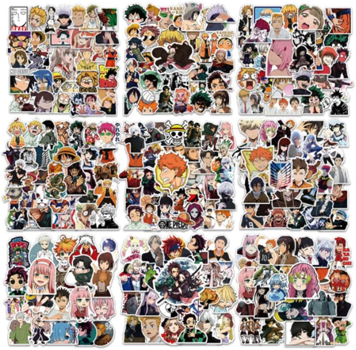Paquete de 300 pegatinas de anime Inder, pegatinas de vinilo de anime - Quierox - Tienda Online