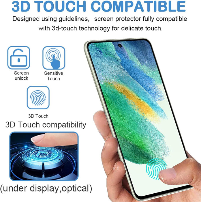 Paquete de 3+3 Protector de pantalla de vidrio para Samsung Galaxy S21 - Quierox - Tienda Online