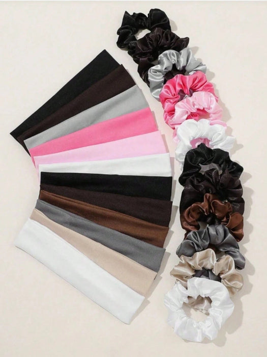 Paquete de 36 diademas elásticas y absorbentes de sudor para mujeres - Quierox - Tienda Online
