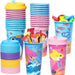 Paquete de 4 Vasos de regalo con tapas para fiestas de tiburón - Quierox - Tienda Online