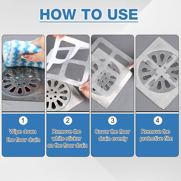 Paquete de 45 calcomanías desechables para drenaje de cabello - Quierox - Tienda Online