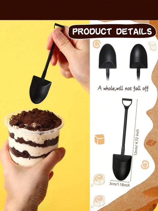 Paquete de 50 mini cucharas de plástico desechables para postres - Quierox - Tienda Online