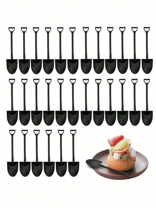 Paquete de 50 mini cucharas de plástico desechables para postres - Quierox - Tienda Online