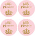 Paquete de 50 pegatinas redondas de 2 pulgadas con diseño de princesita rosa - Quierox - Tienda Online