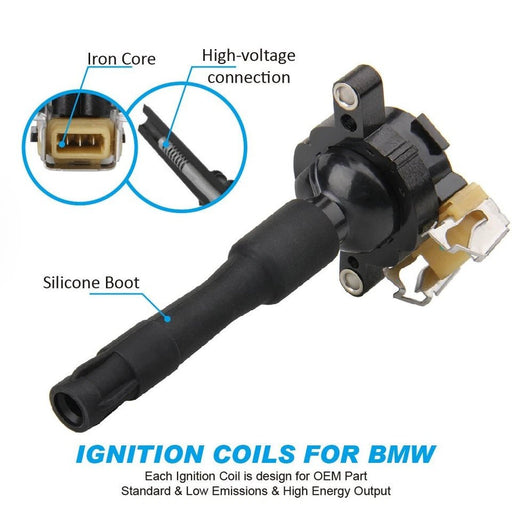 Paquete de 6 bobinas de encendido para BMW - Quierox - Tienda Online