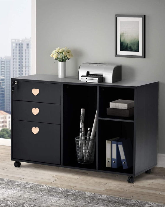 Paquete de 6 pomos de madera en forma de corazón, 1.2" de diámetro - Quierox - Tienda Online