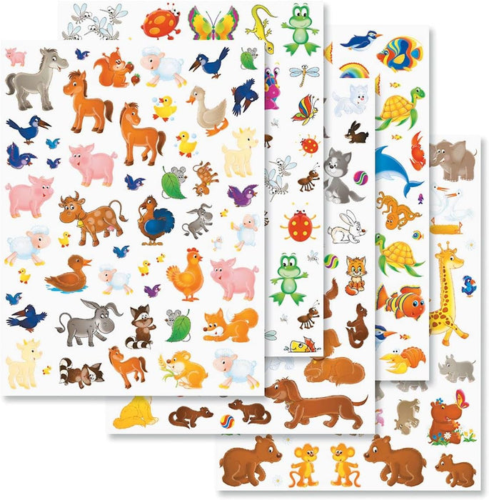 Paquete económico de calcomanías de animales - Juego de 500 calcomanías - Quierox - Tienda Online