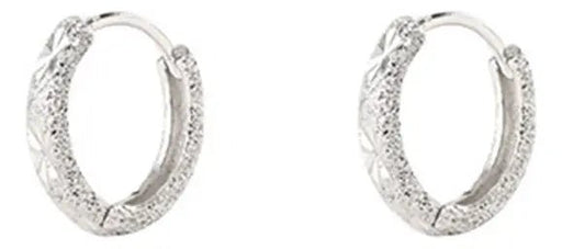 Par de aros de oreja esmerilado para mujer - Quierox - Tienda Online