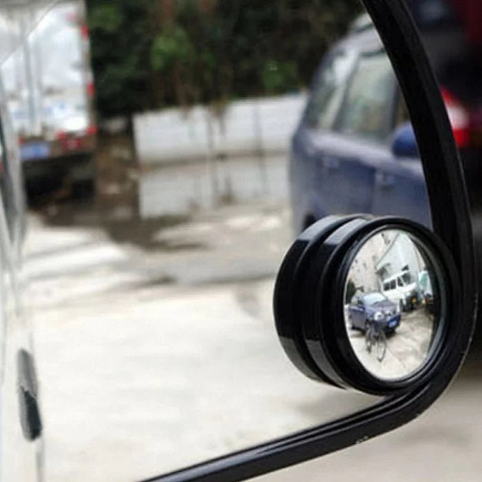 Par de Espejo retrovisor de cristal HD Infinity para coche, pequeño, redondo - Quierox - Tienda Online