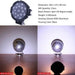Par Faros Redondo 17 Led Cree 7 Pulgadas 51w Jeep 4x4 - Quierox - Tienda Online