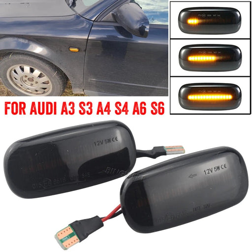 Para Audi A3 S3 8P 2004 - 2008 luz intermitente dinámica LED - Quierox - Tienda Online