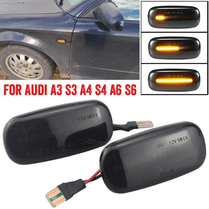 Para Audi A3 S3 8P 2004 - 2008 luz intermitente dinámica LED - Quierox - Tienda Online