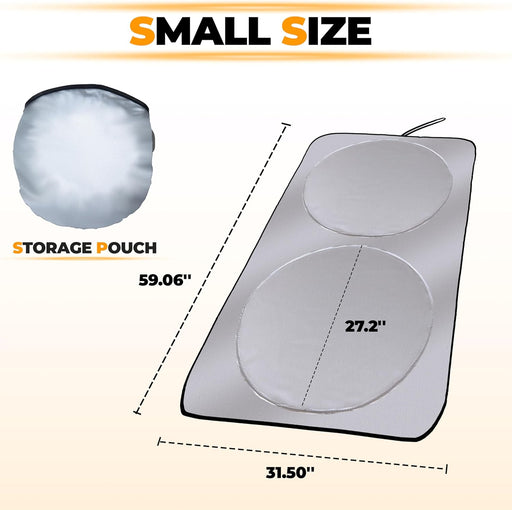 Parasol para parabrisas de automóvil, visera plegable para ventana delantera - Quierox - Tienda Online