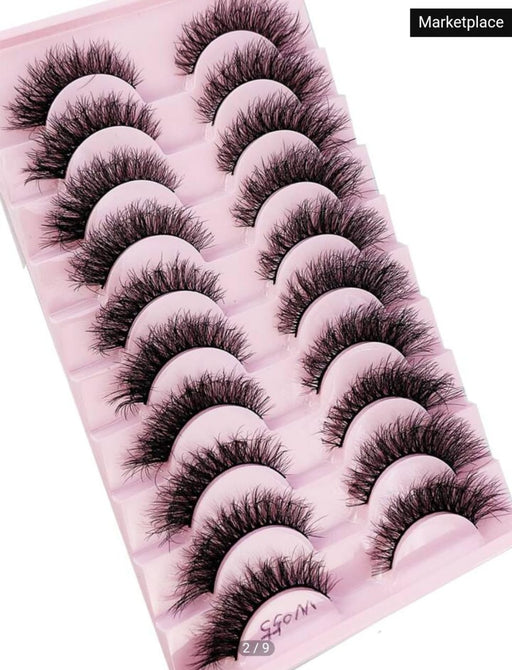 pares de pestañas postizas W055 - Quierox - Tienda Online