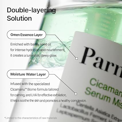 Parnell Cicamanu Serum Mist - Centella Asiática Hidratante y Calmante para una Piel Radiante (50 ml) - Quierox - Tienda Online