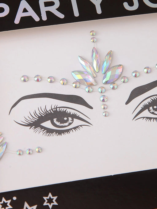 Party Joy Juego De 2 Piezas De Gemas Faciales En 3d Para Festivales - Quierox - Tienda Online