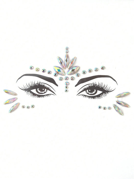 Party Joy Juego De 2 Piezas De Gemas Faciales En 3d Para Festivales - Quierox - Tienda Online