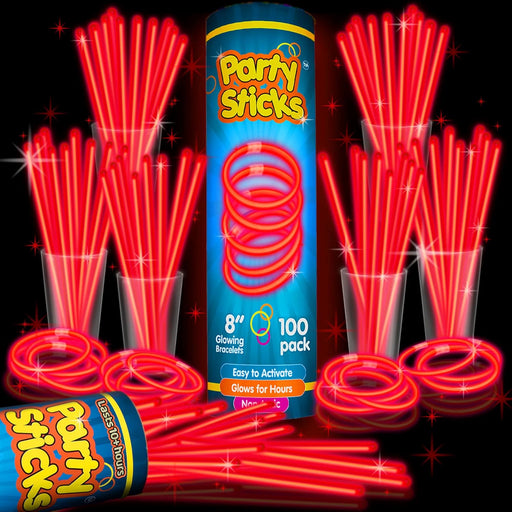 PartySticks - Barras luminosas rojas para fiestas - Quierox - Tienda Online