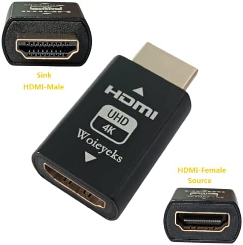 Paso de emulador HDMI EDID para conmutadores KVM - 4K / PACK DE 3 - Quierox - Tienda Online