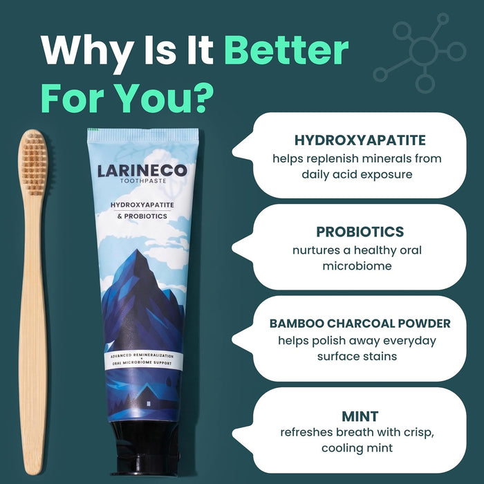 Pasta de dientes Larineco Nano Hidroxiapatita - Quierox - Tienda Online