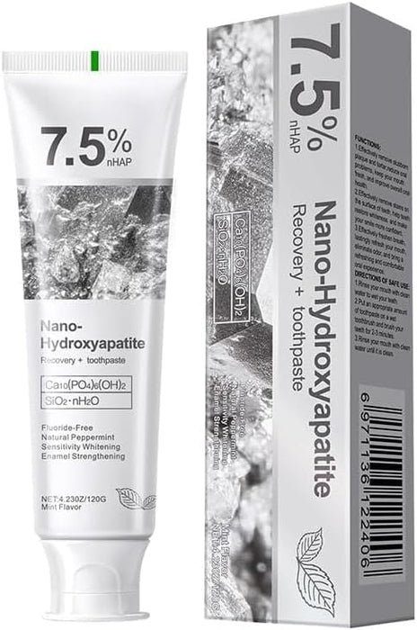 Pasta de dientes Nano Hidroxiapatita 7.5% nHAP, 4.23 oz - Quierox - Tienda Online
