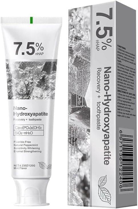 Pasta de dientes Nano Hidroxiapatita 7.5% nHAP, 4.23 oz - Quierox - Tienda Online