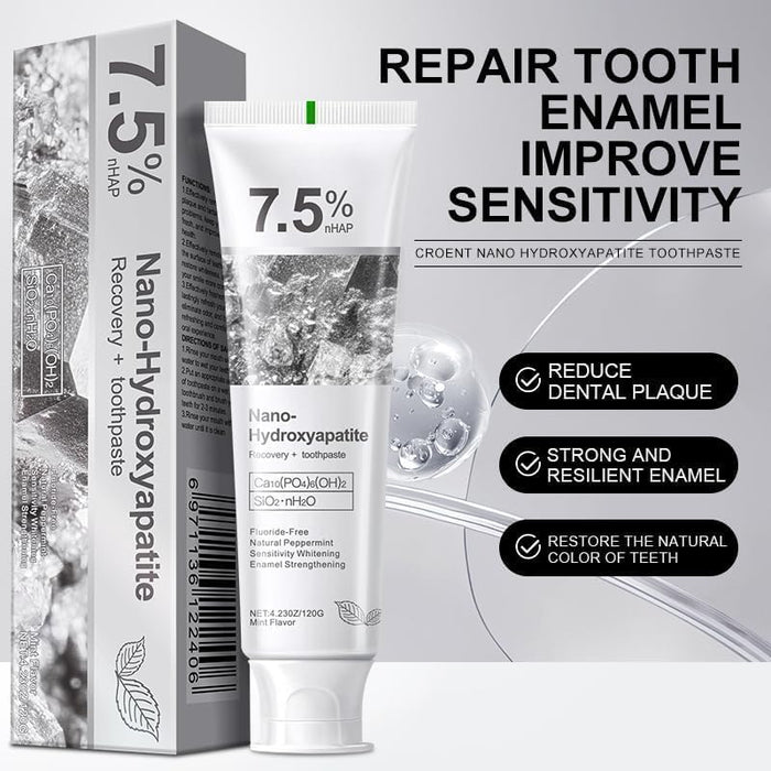 Pasta de dientes Nano Hidroxiapatita 7.5% nHAP, 4.23 oz - Quierox - Tienda Online