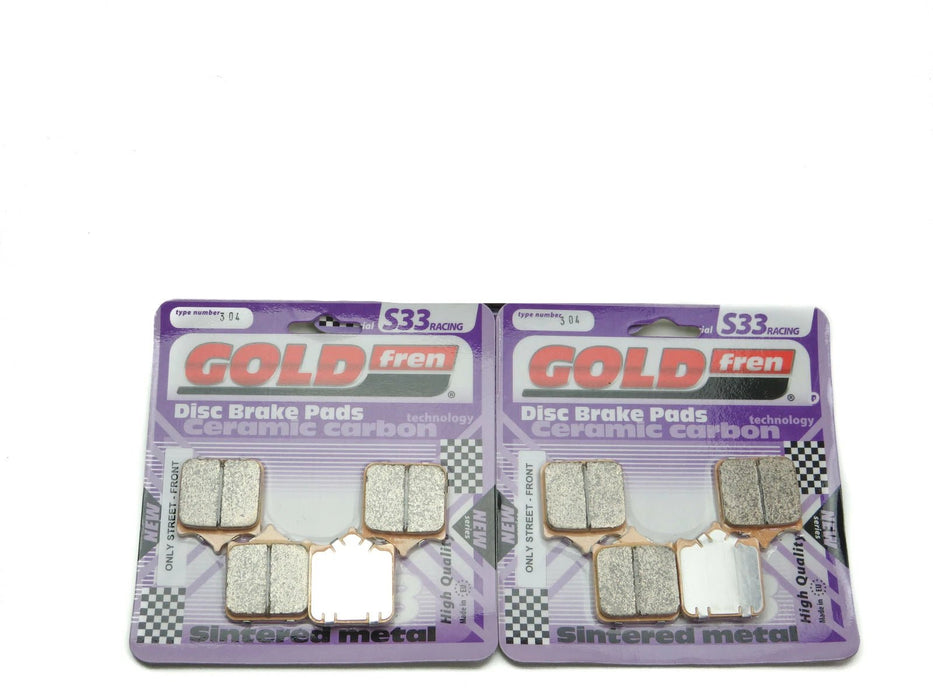 Pastillas de freno Goldfren S33 delanteras y traseras para BMW - Quierox - Tienda Online