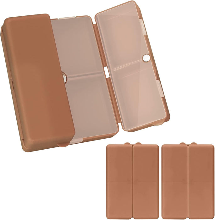 Pastillero diario FYY, 2 piezas, 7 compartimentos, portátil - Quierox - Tienda Online