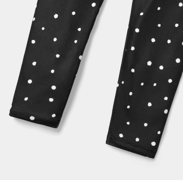PatPat mallas elásticas de tela ecológica para niña, Leggings con estampado de lunares - Quierox - Tienda Online