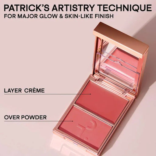 PATRICK TA Dúo de colorete en crema y en polvo - Quierox - Tienda Online